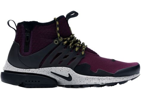 Buy Air Presto Mid Utility 'Bordeaux' 